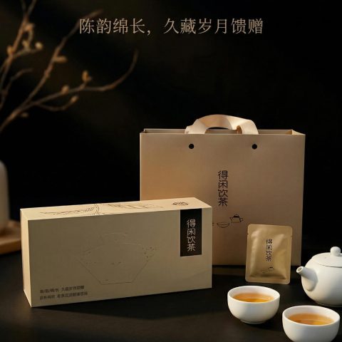 环保盒-得闲饮茶-45片饼干（三卡槽）