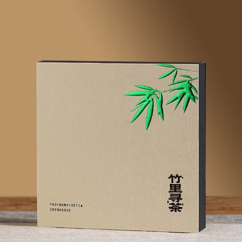 环保盒-竹里寻茶-100g茶饼（翻盖）